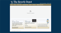 Desktop Screenshot of beverlydepot.com